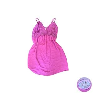 INC Fuchsia Lace Slip